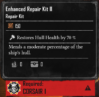Enhanced Repair Kit II (Required:Corsair 1)